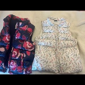 Two girls puffer vest
